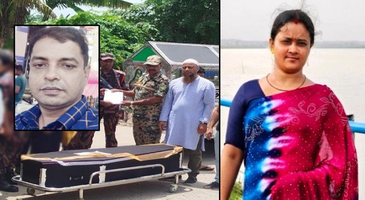 দে‌শে ফি‌র‌লো অ‌গ্নিকা‌ণ্ডে নিহত সাজুর মর‌দেহ, কলকাতায় রেবতীর শেষকৃত্য
